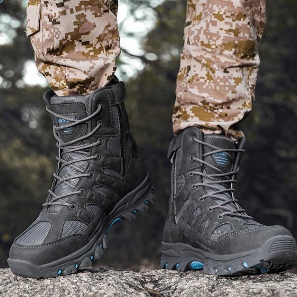 Wildking Herren High-Top Offroad-Combat-Boots A05