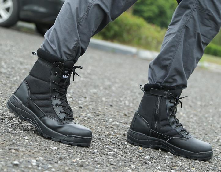 Wildking Herren High-Top Atmungsaktive Hiking Combat Boots 1115