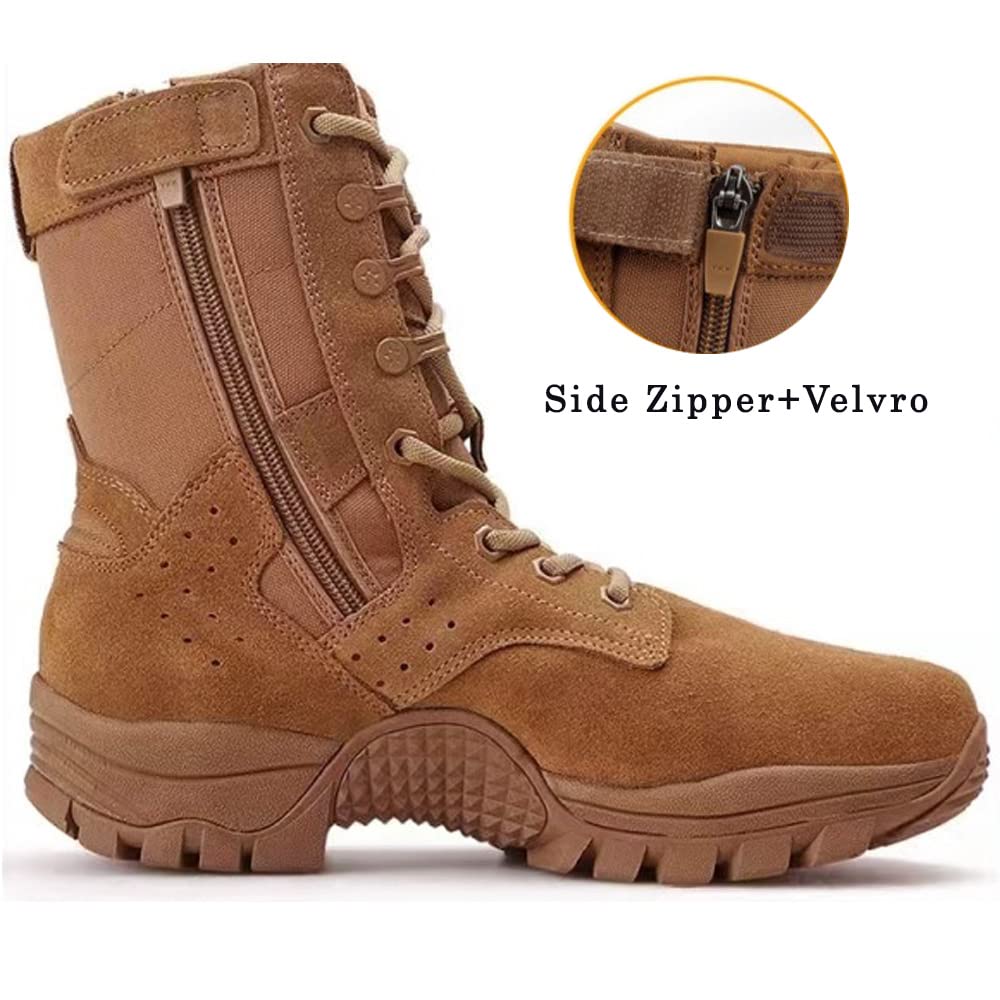 WildKing Herren B3764 – High-Top Outdoor Trekking & Combat Boots