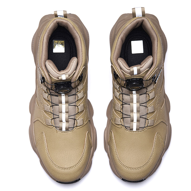 Wildking Herren Sicherheitsstiefel mit Drehverschluss – Stahlkappe & Durchtrittschutz R052