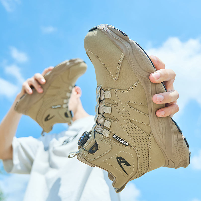 Wildking Herren Sicherheitsstiefel mit Drehverschluss – Stahlkappe & Durchtrittschutz R052