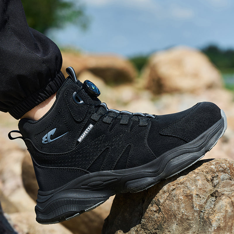 Wildking Herren Sicherheitsstiefel mit Drehverschluss – Stahlkappe & Durchtrittschutz R052