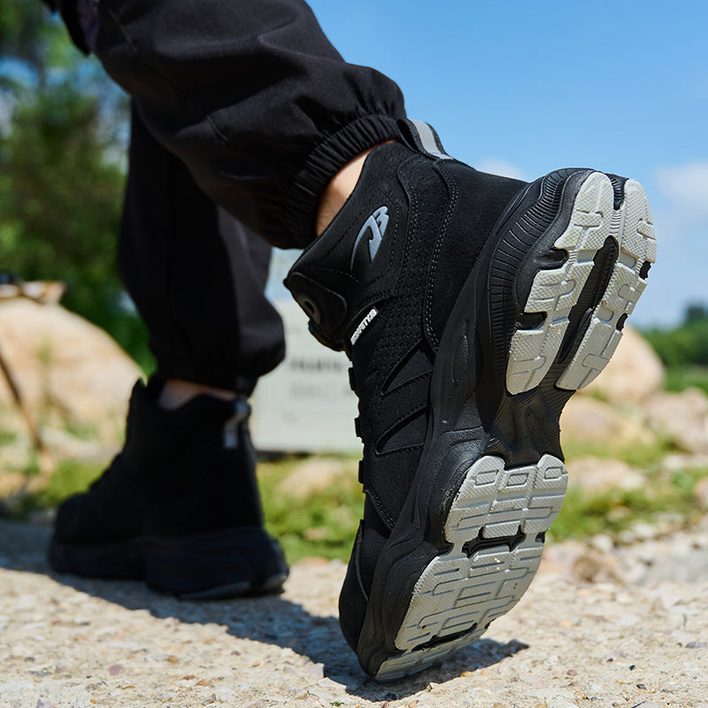 Wildking Herren Sicherheitsstiefel mit Drehverschluss – Stahlkappe & Durchtrittschutz R052