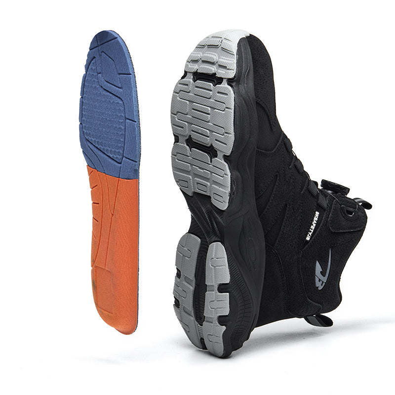 Wildking Herren Sicherheitsstiefel mit Drehverschluss – Stahlkappe & Durchtrittschutz R052