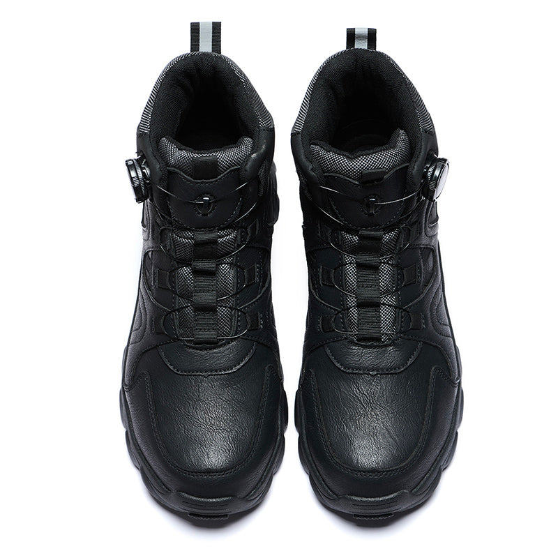 Wildking Herren Sicherheitsstiefel High Top mit Drehverschluss – Stahlkappe & Durchtrittschutz R055