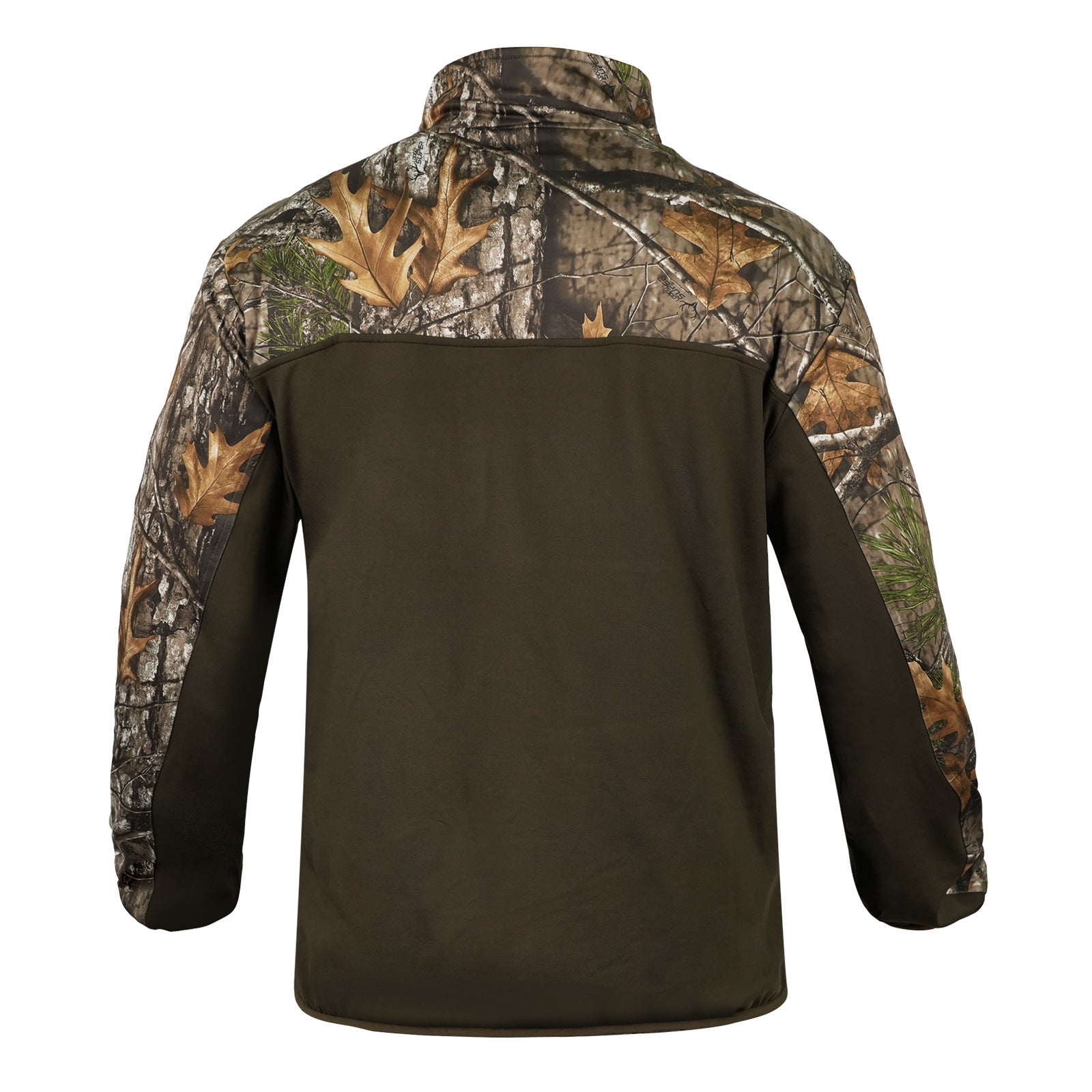 Wildking Herren Jagd Sweatshirt – Camouflage, Warm mit Stehkragen