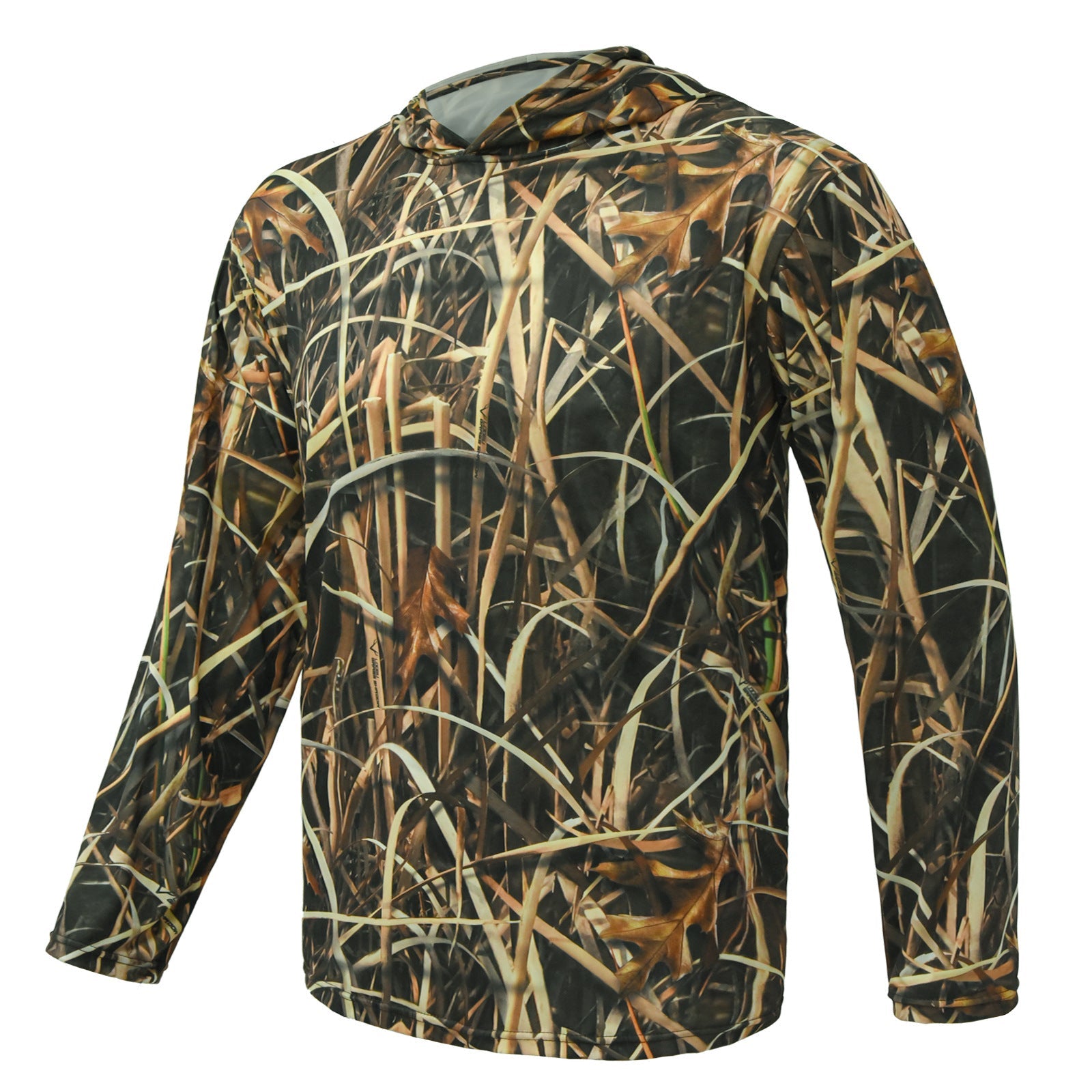 Wildking Herren Jagd- & Vogelbeobachtungs-Hoodie – Camouflage, Sonnenschutz & Schnell trocknend