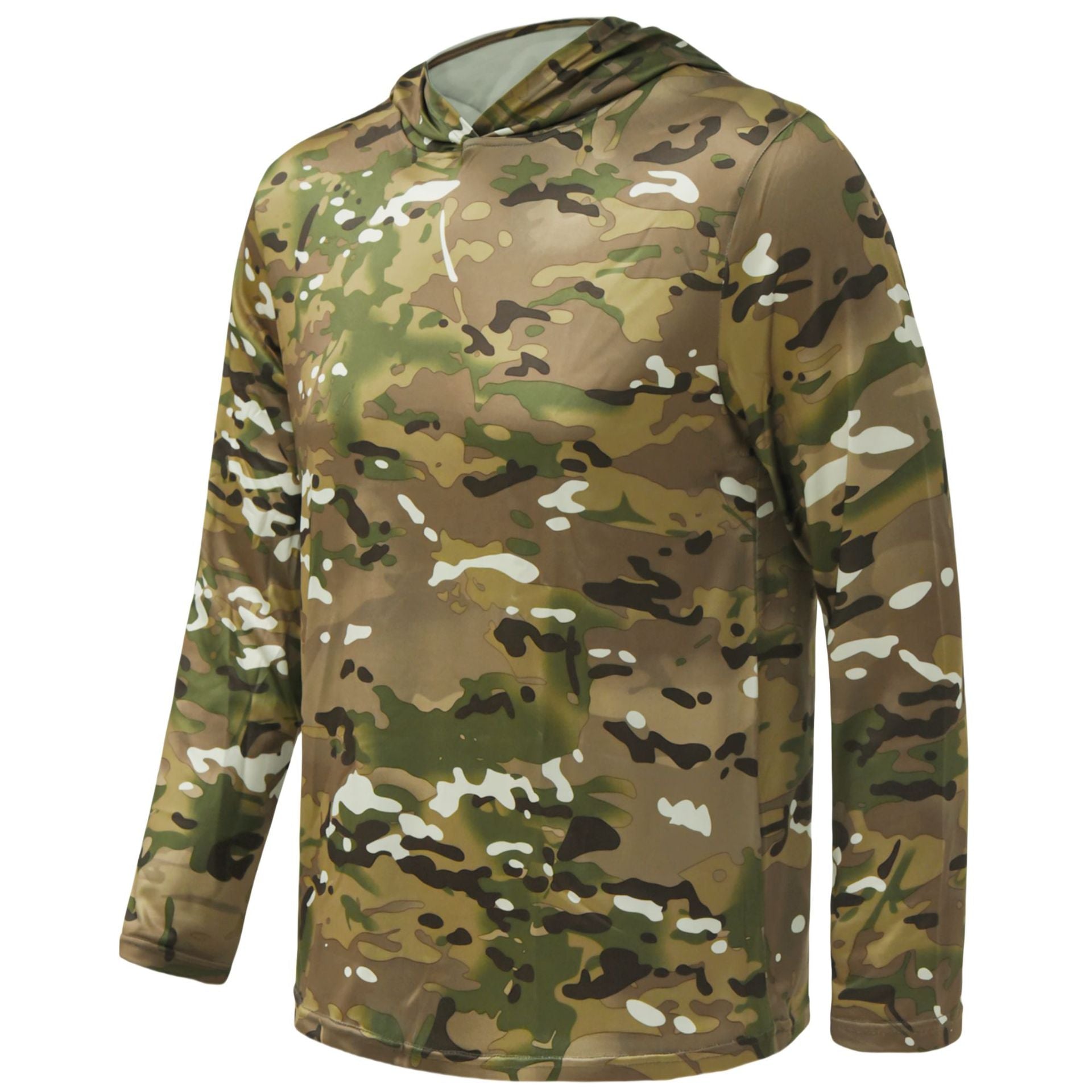 Wildking Herren Jagd- & Vogelbeobachtungs-Hoodie – Camouflage, Sonnenschutz & Schnell trocknend