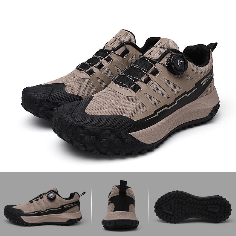 Wildking Herren Sneakers mit Drehverschluss und Elastik-Band D3014