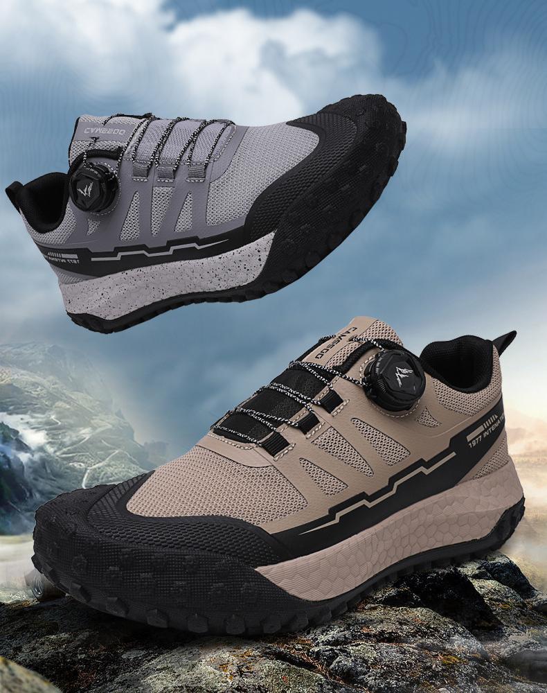 Wildking Herren Sneakers mit Drehverschluss und Elastik-Band D3014