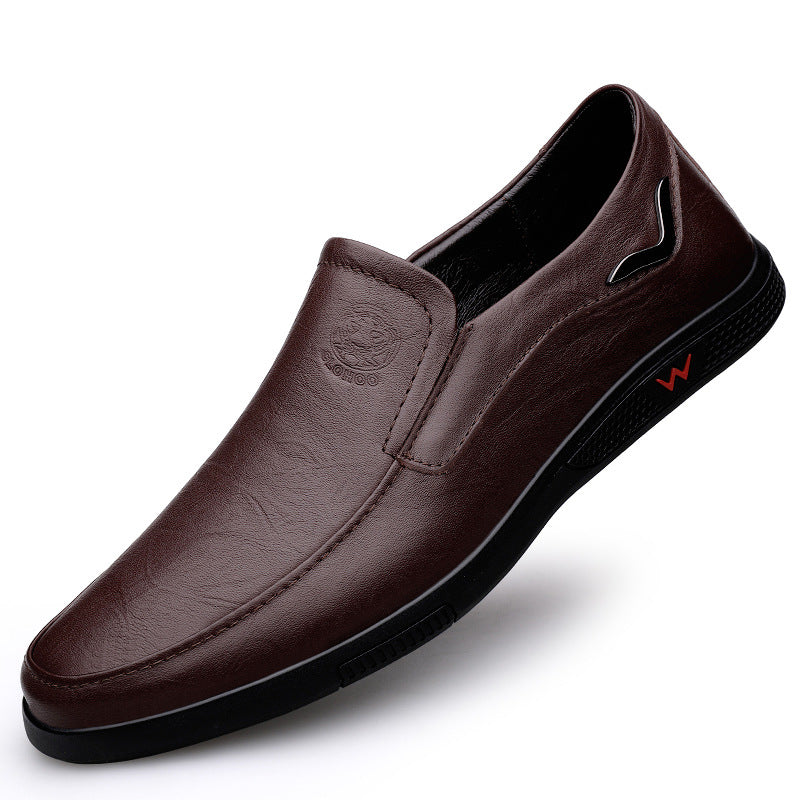 Wildking Herren Leder Business Casual Slip-On Loafers 7.0