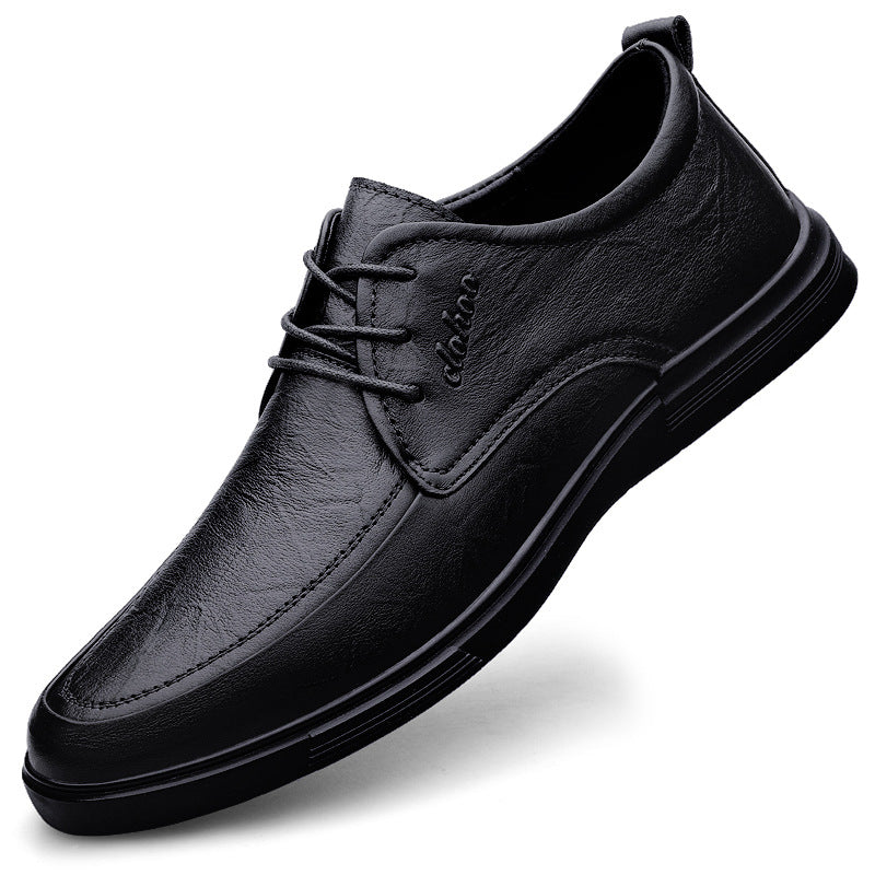 Wildking Herren Leder Business Casual Slip-On Oxford Shoes 7.5