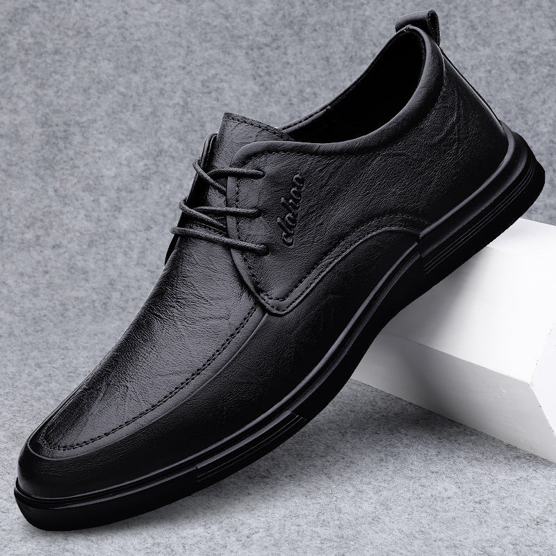 Wildking Herren Leder Business Casual Slip-On Oxford Shoes 7.5