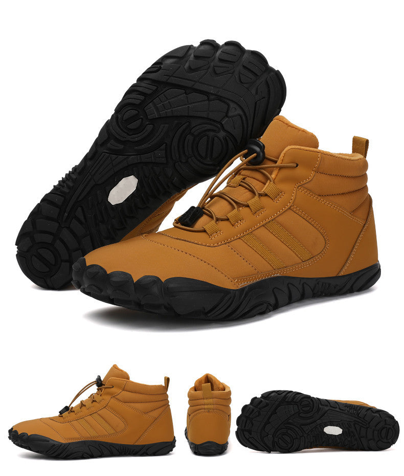 Wildking Herren Mid-Top Gefütterte Rutschfeste Barfuß-Schneestiefel A108