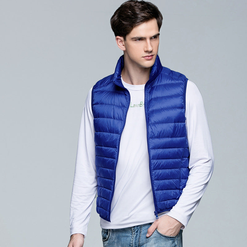 Wildking Herren Leichte Steppweste zum Verstauen – Puffer-Style Q3019