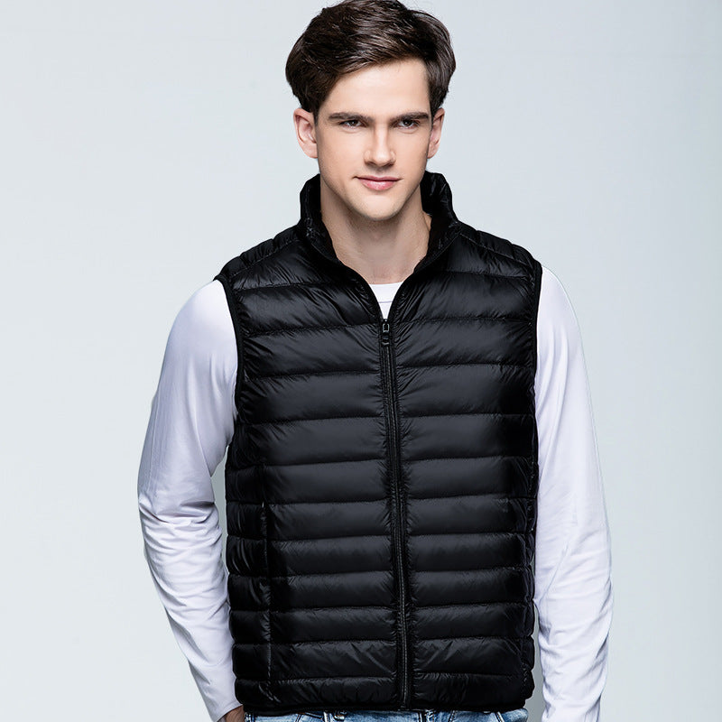 Wildking Herren Leichte Steppweste zum Verstauen – Puffer-Style Q3019