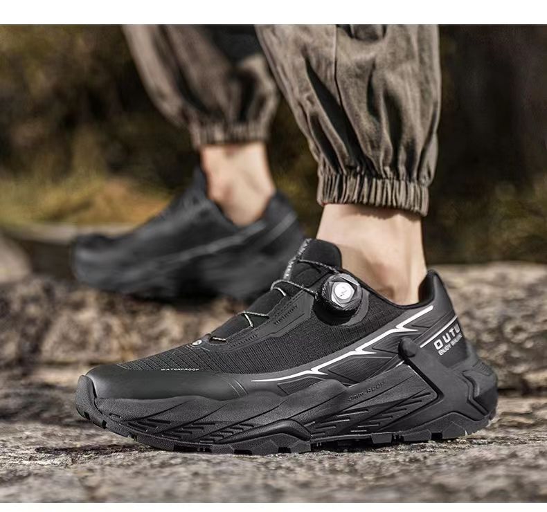 Wildking Herren Wanderschuhe mit Automatik-Schnalle A5003