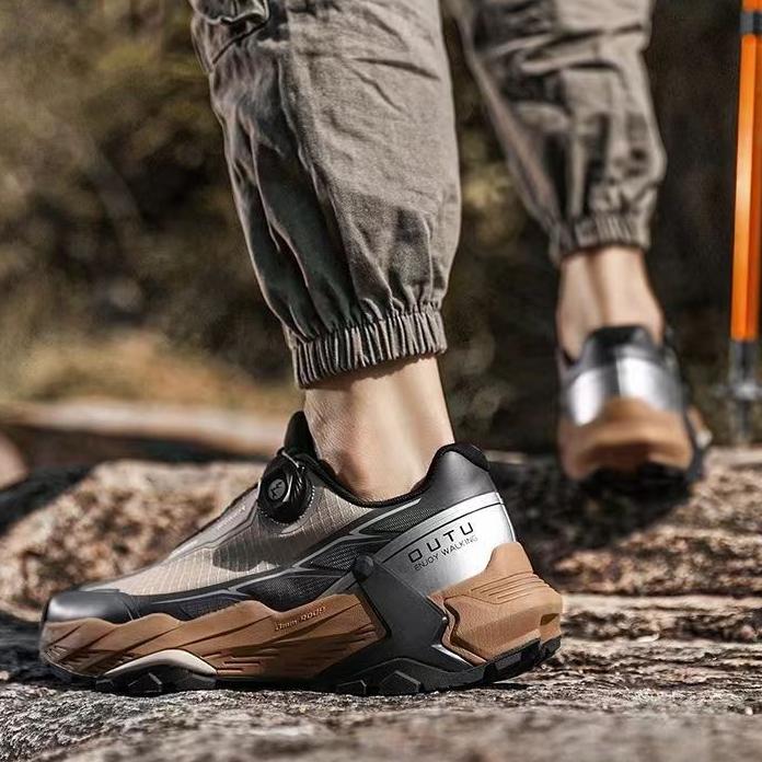 Wildking Herren Wanderschuhe mit Automatik-Schnalle A5003