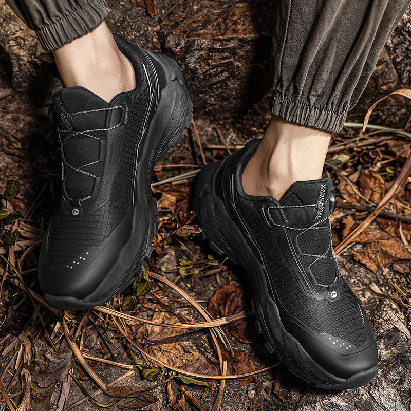 Wildking Herren Wanderschuhe mit Automatik-Schnalle A5003