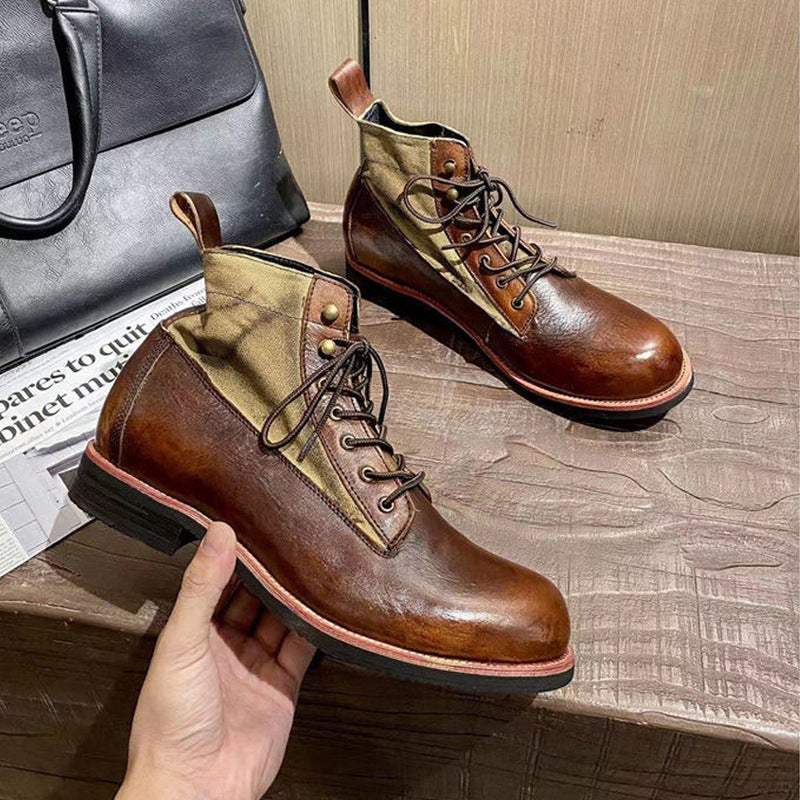 WildKing Herren Chukka Boots 6079 – Retro Leder