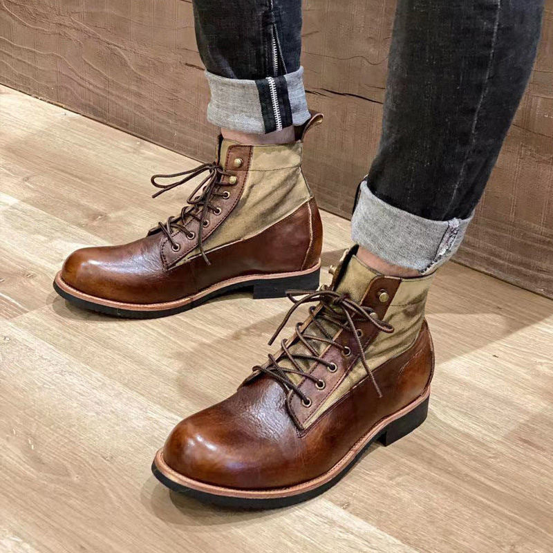WildKing Herren Chukka Boots 6079 – Retro Leder
