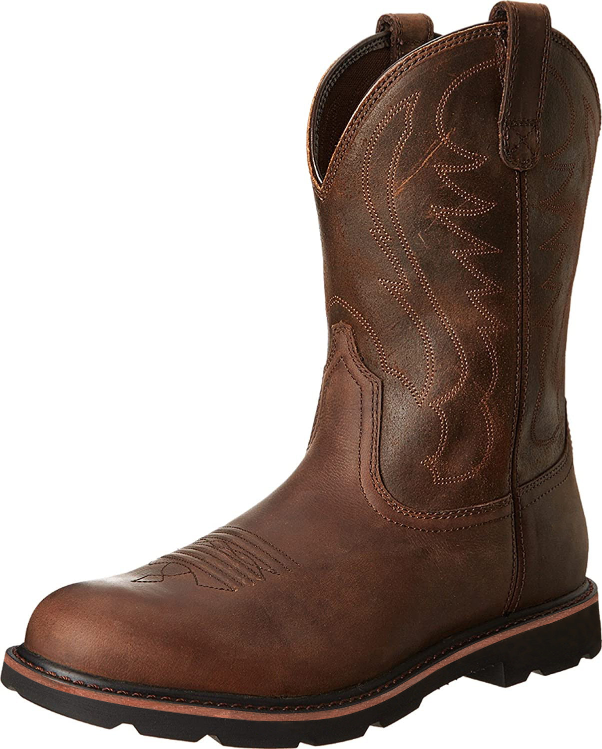 Wildking Herren Retro Cowboy Boots 6091 – Besticktes Baum-Motiv