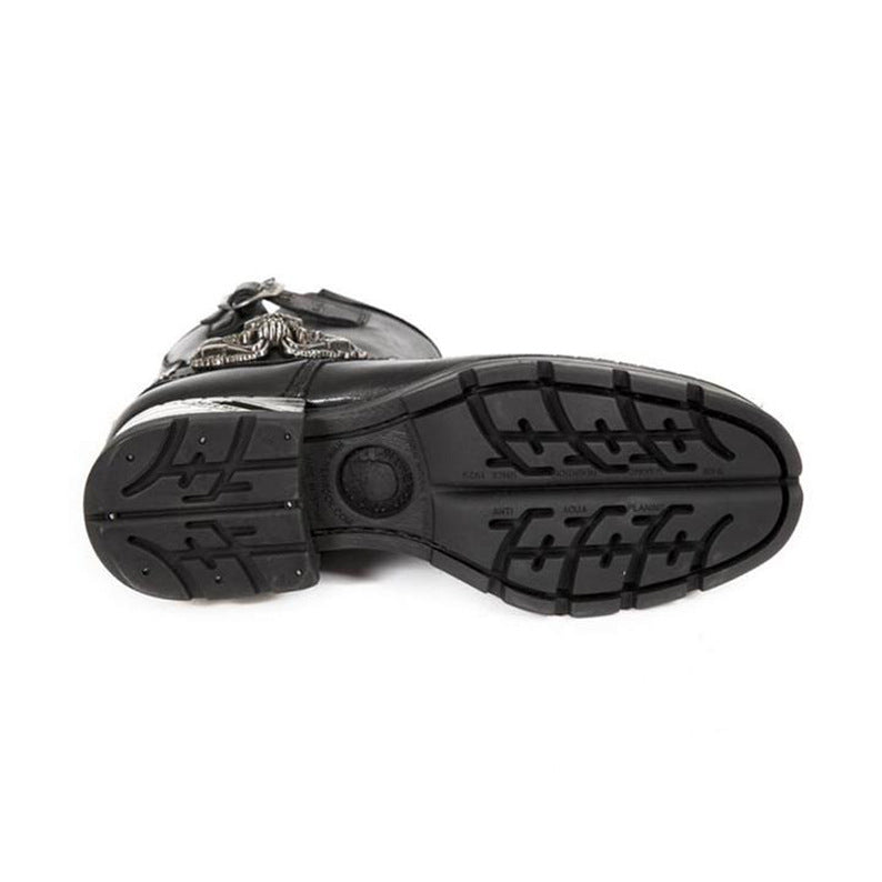 Wildking Herren Retro Biker Stiefeletten – Motorrad & Punk Boots 5006