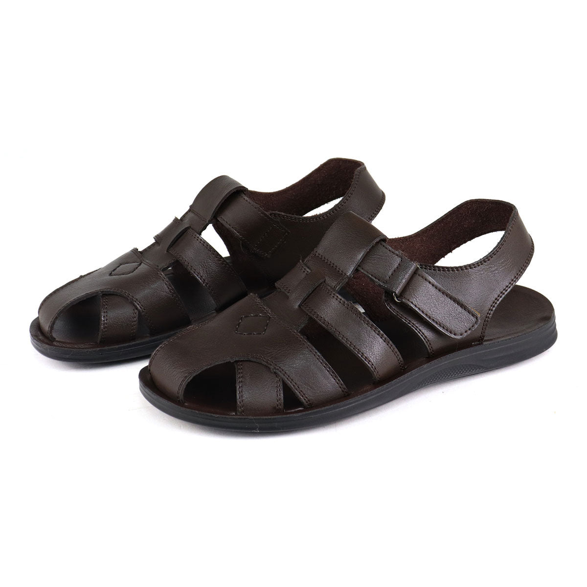 Wildking Herren Römisch inspirierte Sandalen mit weicher Sohle und atmungsaktivem Design 2410