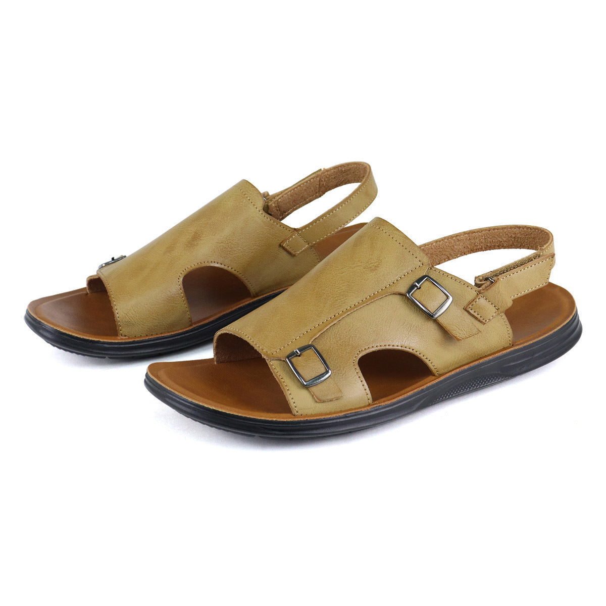 Wildking Herren Römisch inspirierte Sandalen mit weicher Sohle und atmungsaktivem Design 2407
