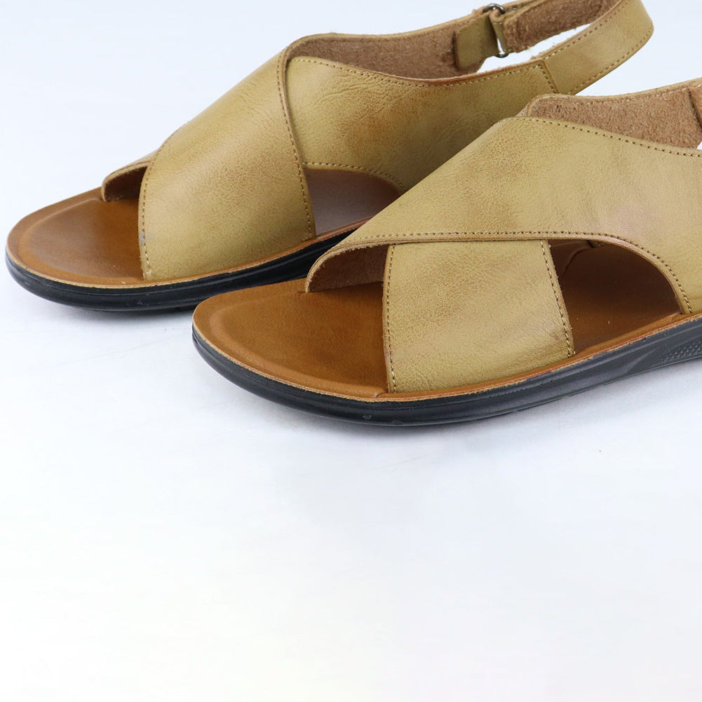 Wildking Herren Römisch inspirierte Sandalen mit weicher Sohle und atmungsaktivem Design 2407