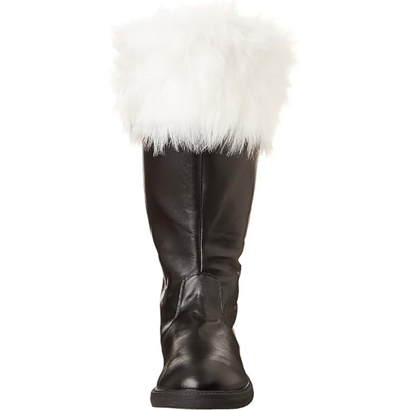 Wildking Herren Santa Claus Stiefel mit weißem Plüsch – Modell 1001