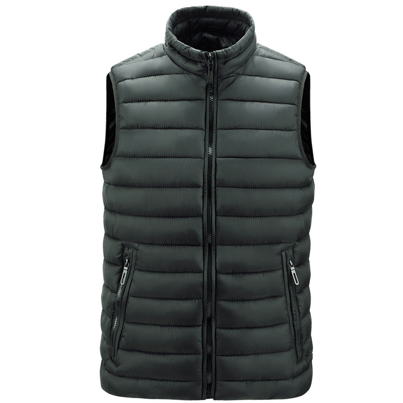Wildking Herren Slim Fit Thermoweste mit Stehkragen Q3013