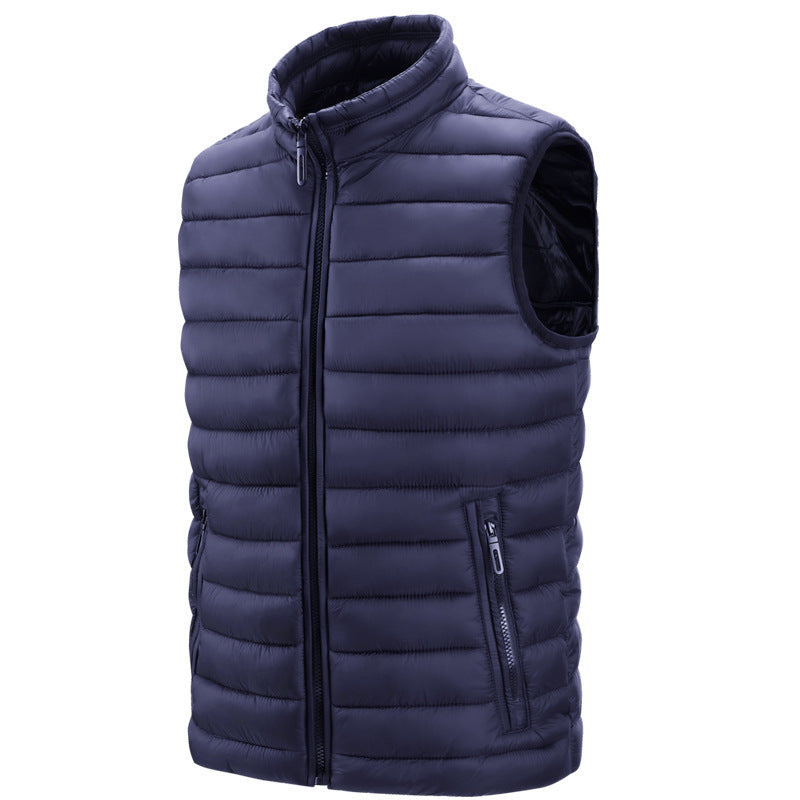 Wildking Herren Slim Fit Thermoweste mit Stehkragen Q3013