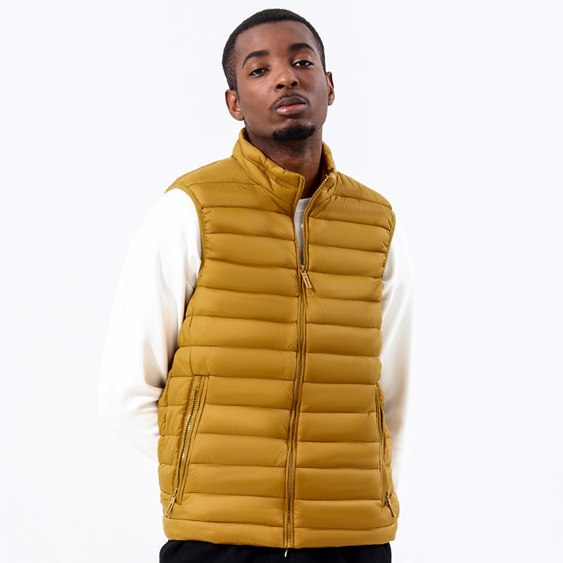 Wildking Herren Slim Fit Thermoweste mit Stehkragen Q3018
