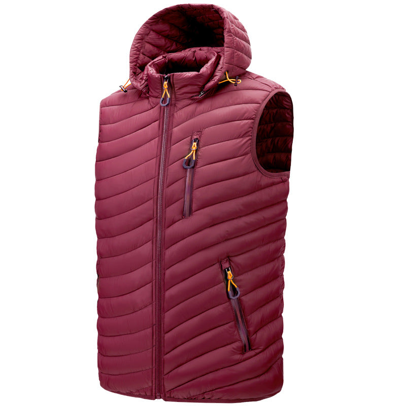 Wildking Herren Ultraleichte Thermo-Daunenweste Q3016