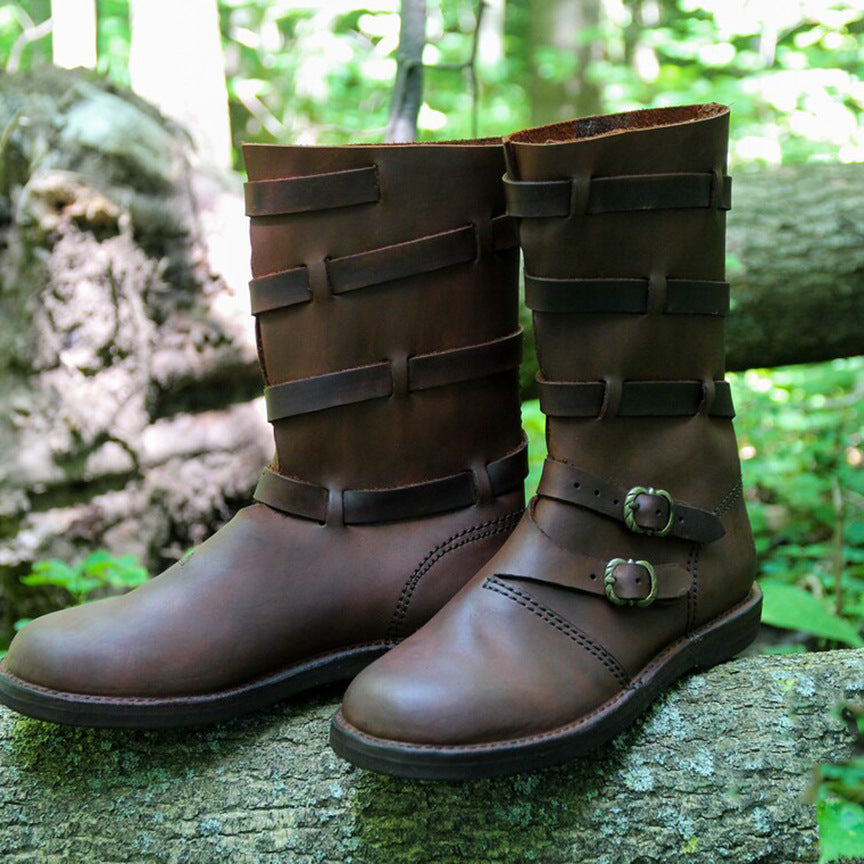 Wildking Herren Viking Medieval Renaissance Boots B1056