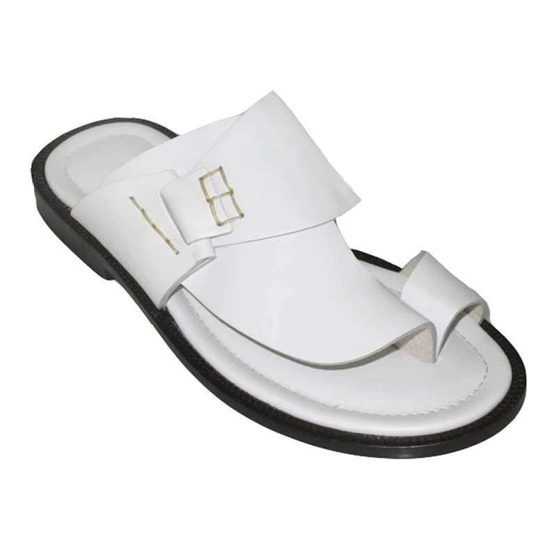 Wildking Herren Vintage Leder Flip-Flops