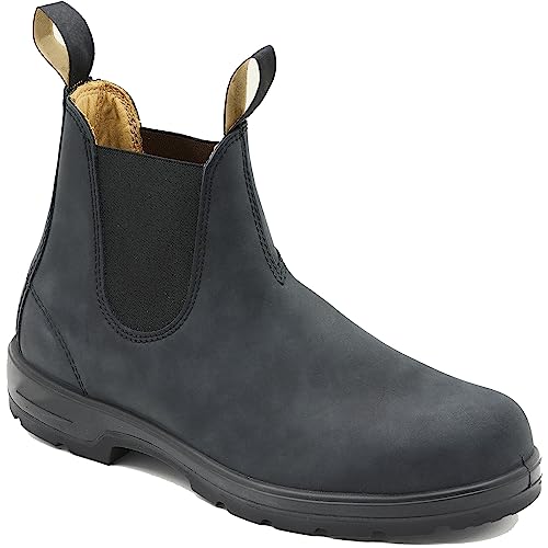 Wildking Herren Wasserdichte Leder Chelsea Boots Vintage Couple Stiefel 6585