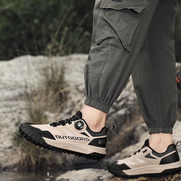 Wildking Herren Wasserdichte Wanderschuhe mit Automatik-Schnalle – Mid-Cut Modell A5001