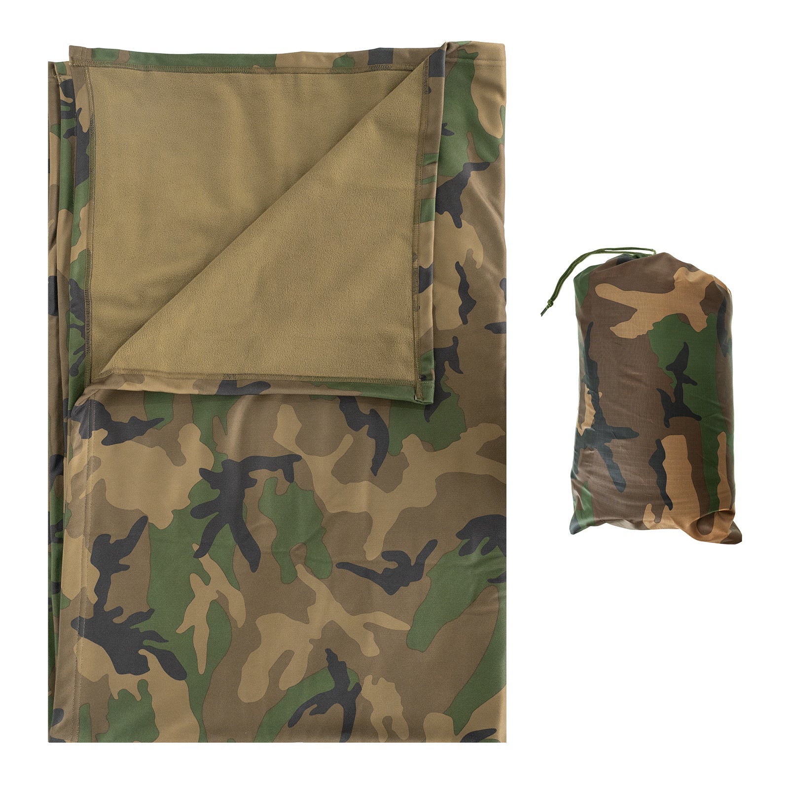 WildKing T11 Outdoor Camouflage Fleecedecke – Dicke, Wärmende Decke für Camping, Jagd & Outdoor
