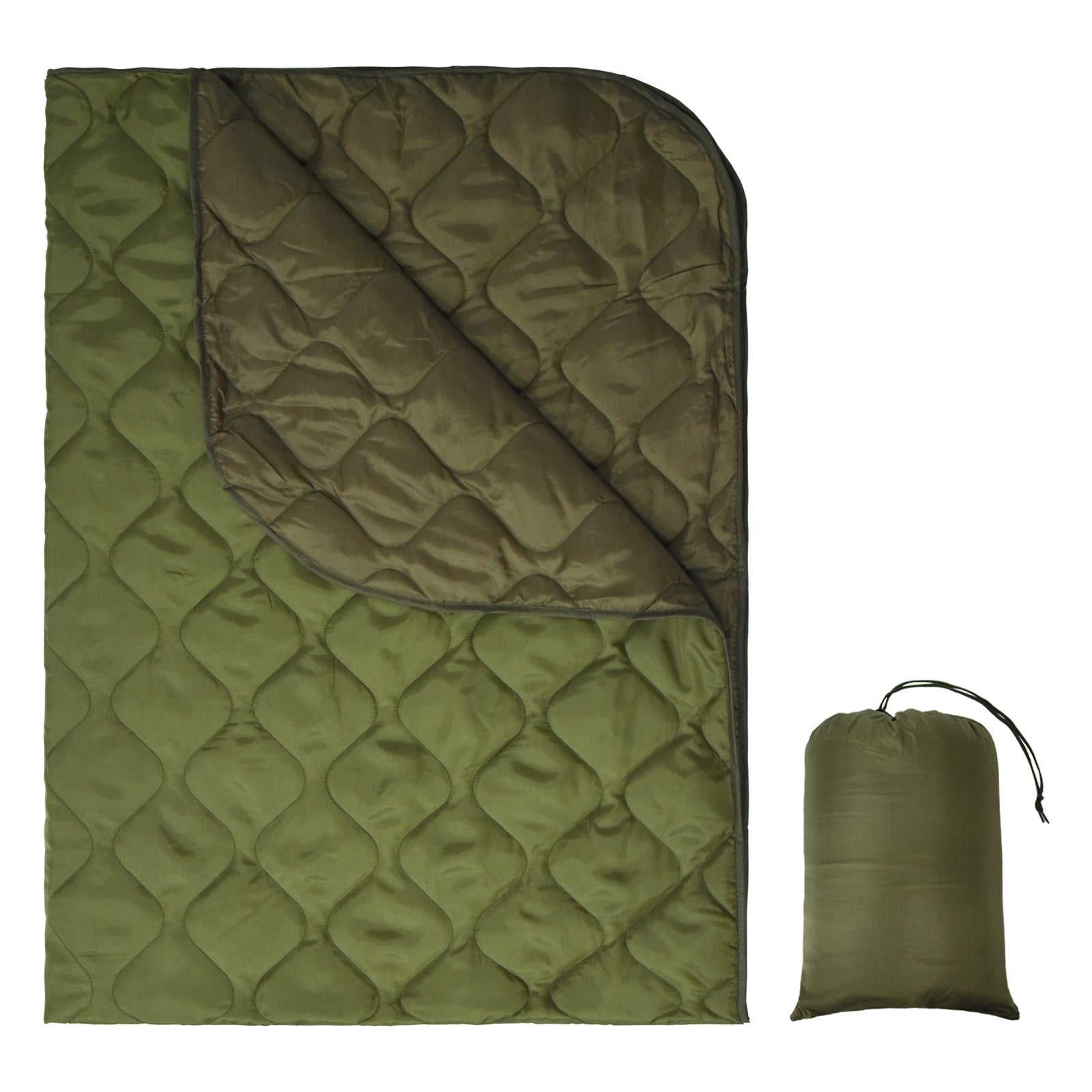 Wildking Outdoor Camping Notfall-Wärmefaltdecke – Camouflage
