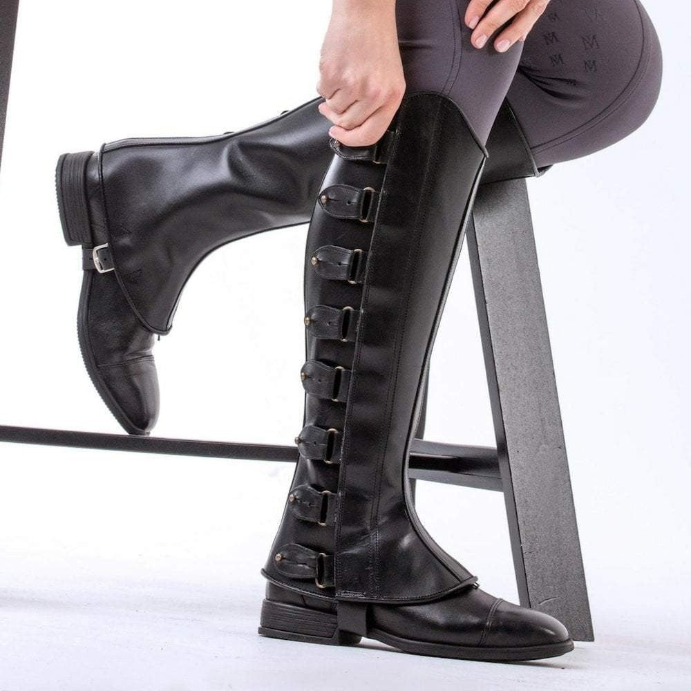 Wildking Retro Mittelalter-Renaissance Steampunk Gamaschen – Verstellbar & Stilvol