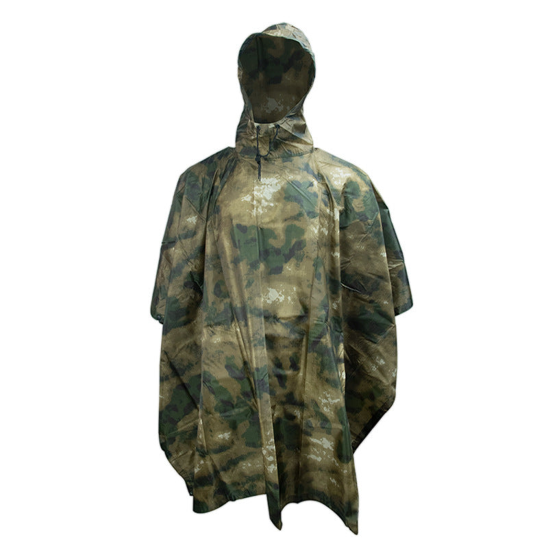 Wildking Taktischer Regenponcho – Camping & Camouflage Cape