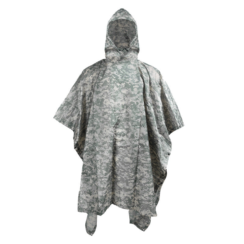 Wildking Taktischer Regenponcho – Camping & Camouflage Cape