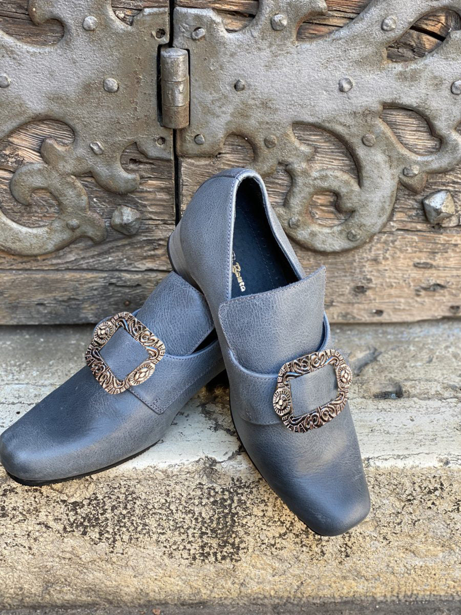 Wildking Herren Vintage 18. Jahrhundert Mittelalter Renaissance Schuhe B2006