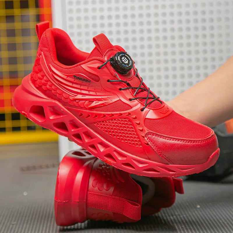 Wildking WING Steel Toe Arbeitsschuhe R034 – Stahlkappe, Elastisch & Unterstützend mit Drehverschluss