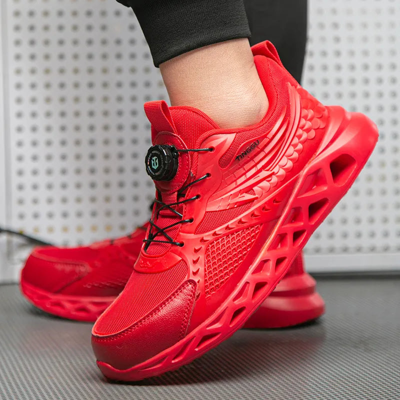 Wildking WING Steel Toe Arbeitsschuhe R034 – Stahlkappe, Elastisch & Unterstützend mit Drehverschluss