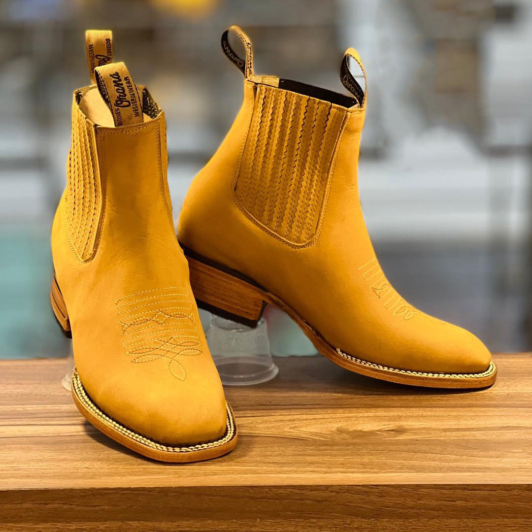 Wildking Herren Bestickte Schaft Chelsea Martin Boots B3090