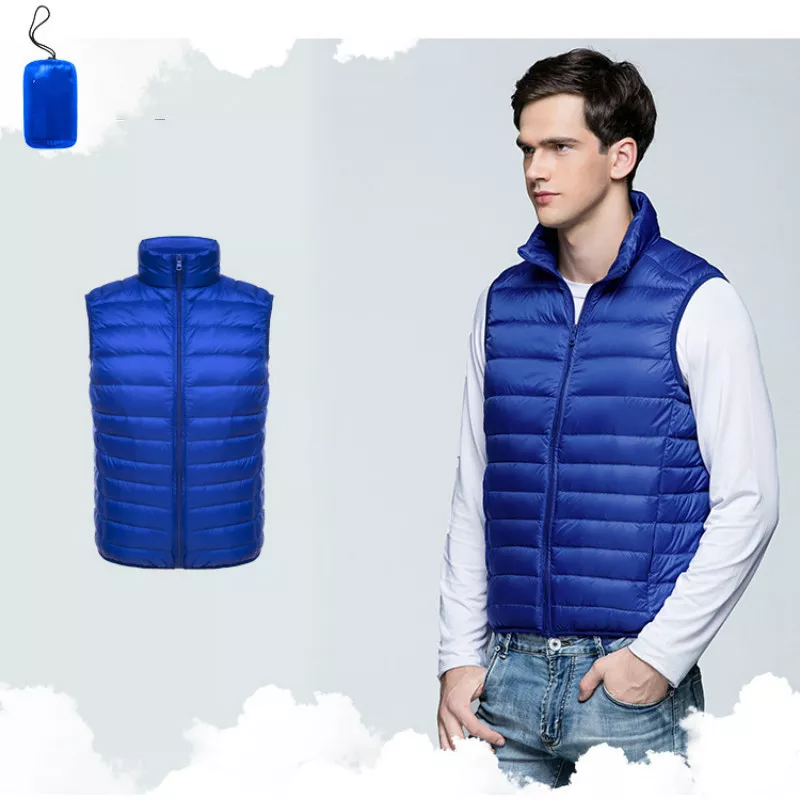 Wildking Herren Leichte Steppweste zum Verstauen – Puffer-Style Q3019