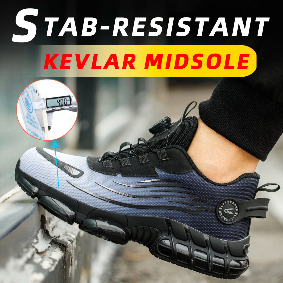 Wildking Drehknopf Sicherheitsschuhe R001